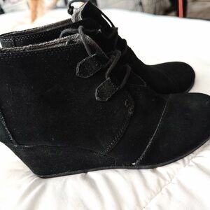 Black Suede Ankle Boots